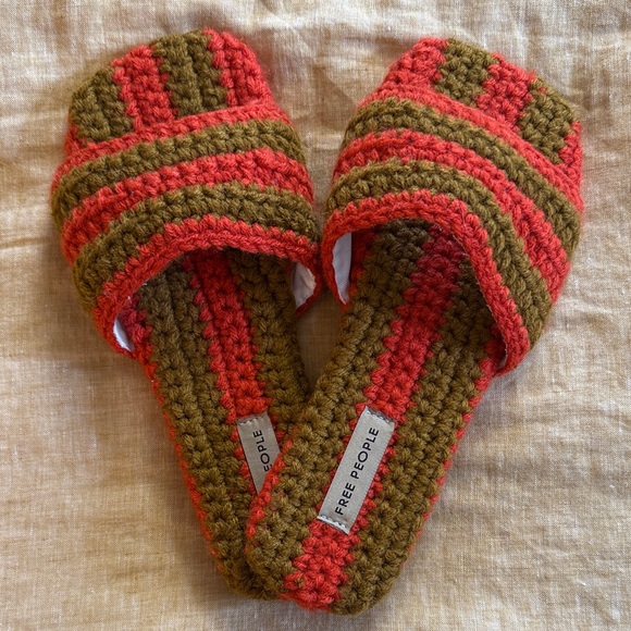 Free People Shoes - Free People show your stripes hand knitted sandal